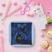 ブルーコアラベア誕生日 ペーパープレート (パーティー)