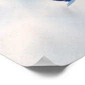 ブルーコイ蓮マンダラポスター ポスター (角)