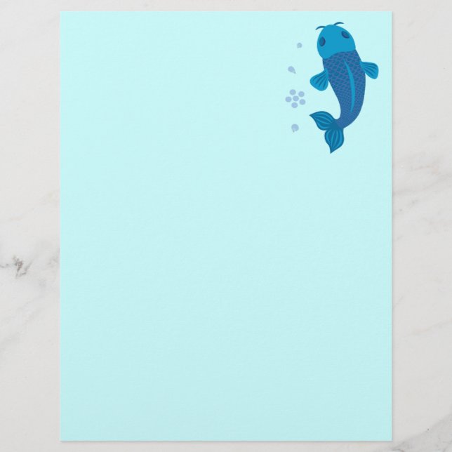 ブルーコイ魚 (正面)