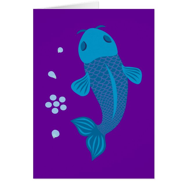 ブルーコイ魚 (正面)