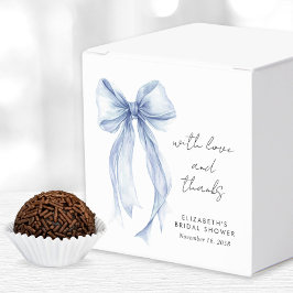 ブルーコケッタボー ウォーターカラーブライダルシャワー フェイバーボックス