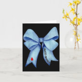 ブルーコケッテ ボウ 1型糖尿病 Awareness カード (黄色い花)