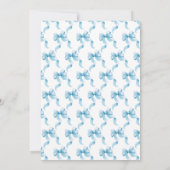 ブルーコケットボウバースデーパーティー 招待状 (裏面)