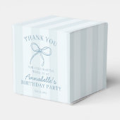 ブルーコケットボウパステル誕生日デザート フェイバーボックス (裏面サイド)