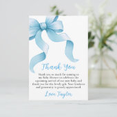 ブルーコケットボウベイビーシャワー サンキューカード (スタンド正面)