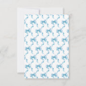 ブルーコケットボウベイビーシャワー サンキューカード (裏面)