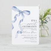 ブルーコケットボーガールバースデーパーティーの招待 (スタンド正面)