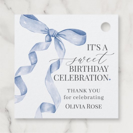 ブルーコケットボーガールバースデーパーティー フェイバータグ (裏面)