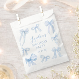ブルーコケットボーガールバースデーパーティー フェイバーバッグ