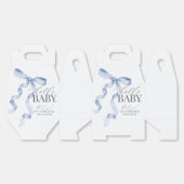 ブルーコケットボーガールベビーシャワーギフト フェイバーボックス (見開き)