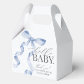 ブルーコケットボーガールベビーシャワーギフト フェイバーボックス (裏面)