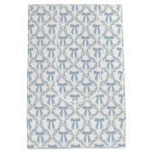 ブルーコケット弓、トレリス名門私立校風の、 ミディアムペーパーバッグ (裏面)