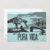 ブルーコスタリカプラヴィダサーファー ポストカード (正面/裏面)