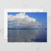 ブルーコスタリカポストカード ポストカード (正面/裏面)