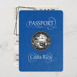 ブルーコスタ王室のリカのパスポート セーブザデート