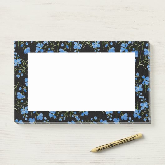 ブルーコスモスの花 ポストイット (デスク)
