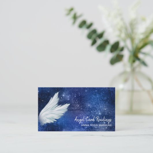 *~*ブルーコスモススターズ銀河系エンジェルウィングユニバース 名刺 (スタンド正面)
