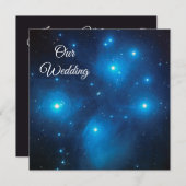 ブルーコズミックのプレアデス結婚ズ 招待状 (正面/裏面)
