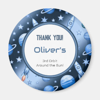 ブルーコズミックアドベンチャーシアルパターン マグネット