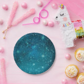 ブルーコズミックスペーシースターリースカイスターズ ペーパープレート (パーティー)