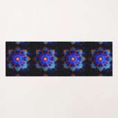 ブルーコズミックロータス ヨガマット (裏面(横))