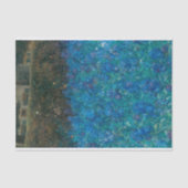 ブルーコテージフローラ印象派ガーデンデコページ 薄葉紙 (正面)