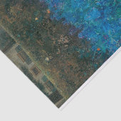 ブルーコテージフローラ印象派ガーデンデコページ 薄葉紙 (詳細)