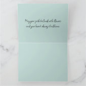 ブルーコテージ自転車春花籠 カード (内部)