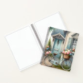 ブルーコテージ自転車春花籠 ノートブック (内部)