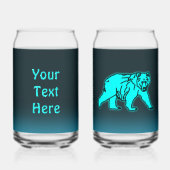 ブルーコディアックベア ガラス缶 (裏面)