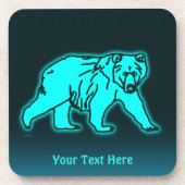 ブルーコディアックベア コースター (正面)