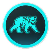 ブルーコディアックベア セラミックノブ (正面)