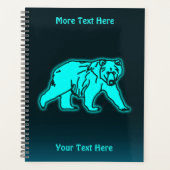 ブルーコディアックベア プランナー手帳 (正面)