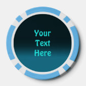 ブルーコディアックベア ポーカーチップ (裏面)