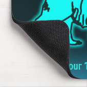 ブルーコディアックベア マウスパッド (コーナー)