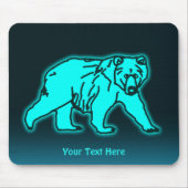 ブルーコディアックベア マウスパッド (正面)