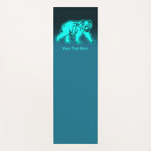 ブルーコディアックベア ヨガマット (正面)