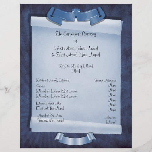 ブルーコミットメンカスタムト式両面プログラム (正面)