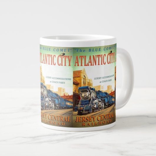 ブルーコメットトレインジャンボマグズ ジャンボコーヒーマグカップ (正面右)