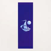 ブルーコメディと悲劇シアターセーリングボート ヨガマット (正面)