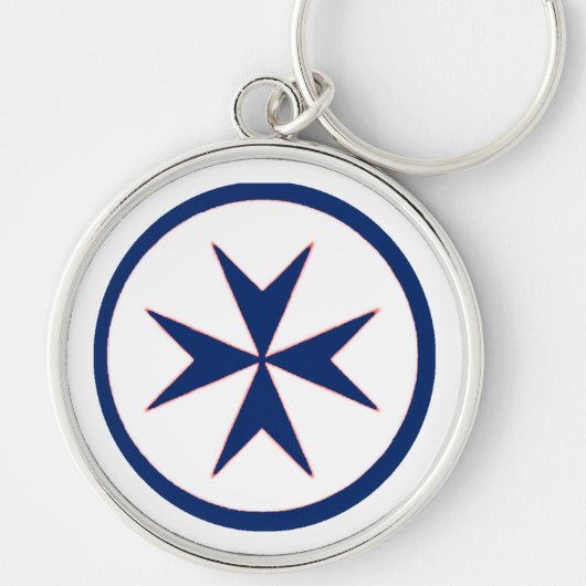 ブルーコルセアスタイル八角形 キーホルダー (正面)