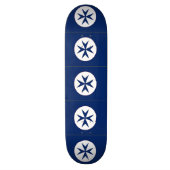 ブルーコルセアスタイル八角形 スケートボード (縦)