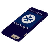 ブルーコルセアスタイル八角形 Case-Mate iPhoneケース (底面)