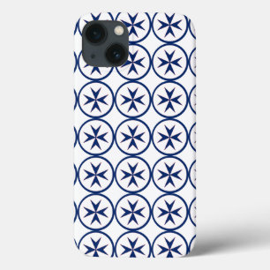 ブルーコルセアスタイル八角形 iPhone 13ケース