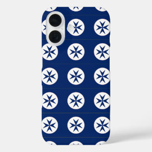 ブルーコルセアスタイル八角形 iPhone 16ケース