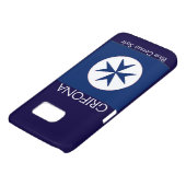 ブルーコルセアスタイル八角形 Case-Mate iPhoneケース (下部)