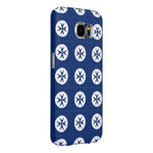 ブルーコルセアスタイル八角形 Case-Mate iPhoneケース (裏面/右)