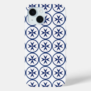 ブルーコルセアスタイル八角形 iPhone 15ケース