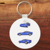 ブルーコルベット： キーホルダー (正面)