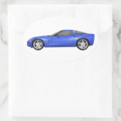 ブルーコルベット: 楕円形シール (バッグ)